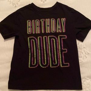 The Children’s Place Boys Black T-shirt Size Small 5-6